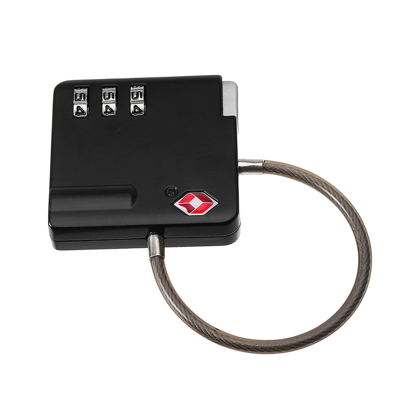 KCASA LK-32 3 Digit TSA Approved Combination Lock Travel Security Luggage Door Lock