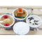 Simulation Large Bowl Chinese Food with Porcelain Spoon Key Chain Home Decoration