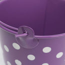 Mini Polka Dot Iron Sheet Flower Pot Flower Potted Plant Flowerpot Garden Decoration