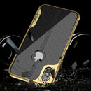 iPaky Plating Anti Fingerprint Protective Case For iPhone X Drop Resistant Heat Dissipation Hard PC