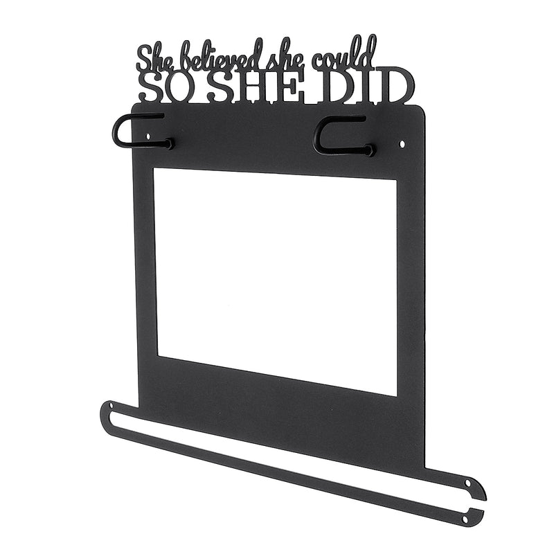 18 Medals Athletic Medal Photo Display Hanger Race Bib Holder for Sport Runner Decorations