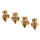 4PCS 0.3mm/0.4mm Copper Brass Extruder Nozzle For 1.75mm 3D Printer Filaments