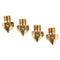 4PCS 0.3mm/0.4mm Copper Brass Extruder Nozzle For 1.75mm 3D Printer Filaments