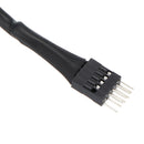3pcs USB Male to Motherboard 9-pin Data Cable Switch Out Motherboard USB 9 Pin