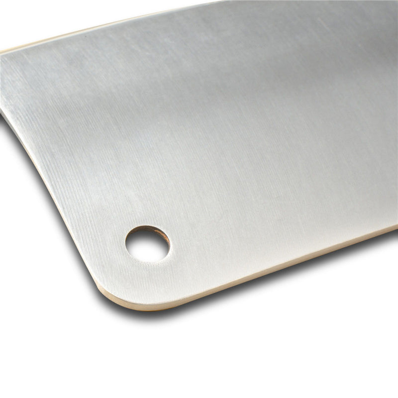 SOWOLL Stainless Steel 7 Inch Chopper Vegetable Cutter Chef Kitchen Cutter Professional Cooking Cleaver Chopping Cutter Color Wood Handle