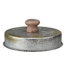 3PCS Vintage Shabby Metal Lid Storage Tank Kitchen Candy Nuts Bottles Crafts Jar