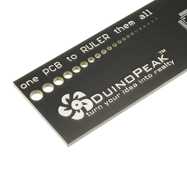 1Pcs 15cm Duinopeak PCB Ruler Measuring Tool Resistor Capacitor Chip IC SMD Diode Transistor Package