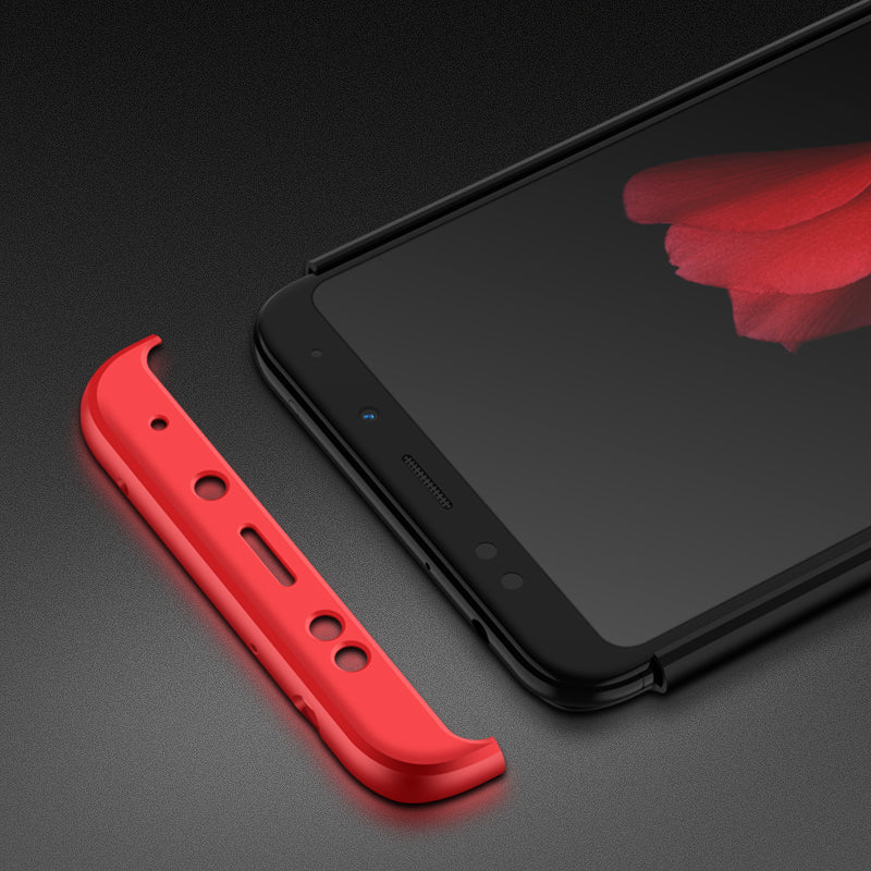 Bakeey Full Cover Protective Case+Tempered Glass Screen Protector for Xiaomi Redmi 5 Plus Redmi 5P