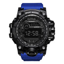 HONHX 55-66F Men Luminous Display Alarm Clock Stopwatch Sport Digital Watch