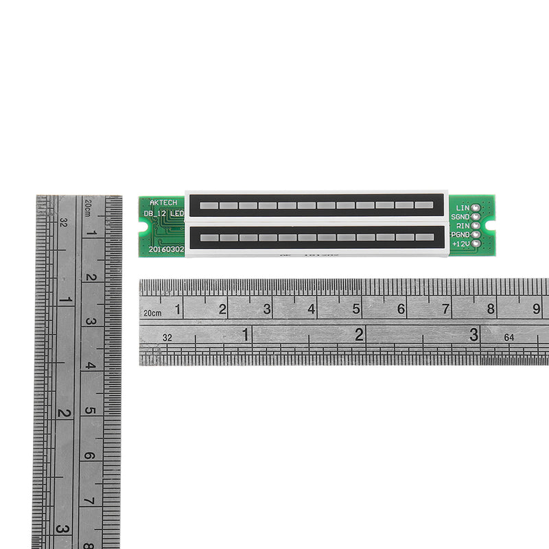 Assembled Dual 12 Stereo Level Indicator Follow the Music Variation Kit for Power Amplifiers