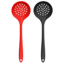 Heat Resistant Silicone Colander Slotted Spoon Long Handle Strainer Kitchenware