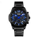SKMEI 9108  Waterproof Stopwatch Display Date Casual Style Bussiness Men Quartz Watches