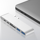 HOWEI HW-TC14 6 in 1 USB Hub 10Gbps USB3.0 SD TF Card Reader USB-C PD Charging Extender Extension Connector Adapter for MacBooks Notebooks iPad Pros