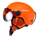 Moon Winter Ski Snowboard Helmet With Visor Goggles Sport Mask Safety Windproof