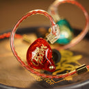 3.5mm Wired Control Hifi Earphone 2 Pin Detachable Cable Dynamic Driver Super Bass In-ear Headset for Sports Gaming