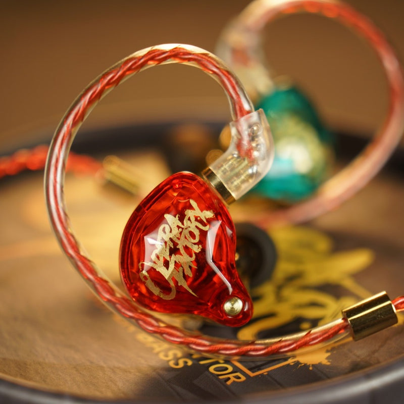 3.5mm Wired Control Hifi Earphone 2 Pin Detachable Cable Dynamic Driver Super Bass In-ear Headset for Sports Gaming