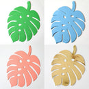 6Pcs Handmade Paper Monstera Leaves DIY Wall Sticker Backdrop Wedding Party Decor Craft