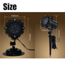 16Patterns Remote Control LED Stage Light Waterproof Moving Sparkling Landscape Halloween Lamp