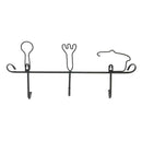 KCASA KC-WH09 Creative Wall Mount Metal Hook Bedroom Bathroom Hat Key Door Hanger