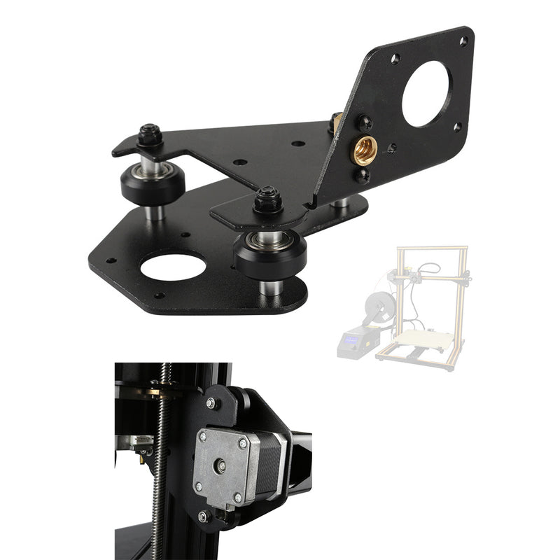 S4/S5 Left X-Axis Motor Mount Bracket Plate with Pulley & T8 Nut for CR-10 Creality 3D Printer Part
