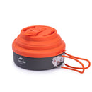 Naturehike 1.6L Folding Whistling Pot Pan With Silicone Lid Camping Picnic Tableware