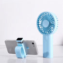 Well Star WT-F02 Portable Handheld Mini Fan Creative Desktop Mini Fan USB Charging Small Fan with Separable bracket Mobile Phone Holder