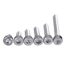 120Pcs M3 304 Stainless Steel DIN912 Screw Hex Socket Cap Repair Tools for RC Model
