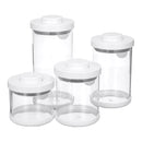 500ML-1700ML High Borosilicate Glass Storage Jar Tea Coffee Sugar Kitchen Seal Canister Container