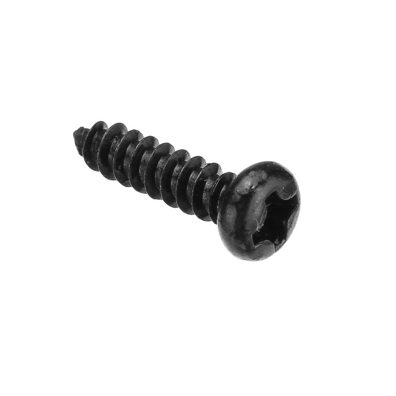 Suleve MXCP2 195Pcs Mini Phillips Screw Micro Electronic Black Round Head Self Tapping Screw Kit