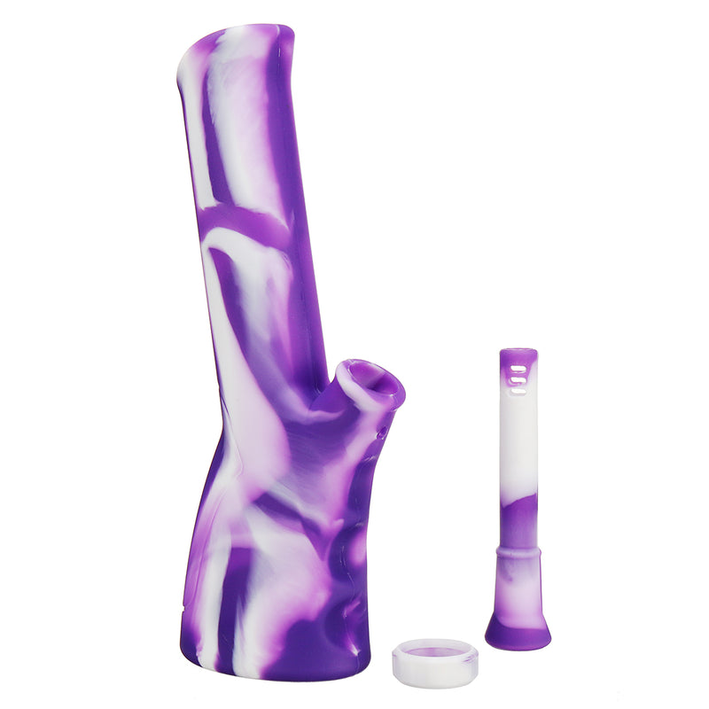 Unbreakable Silicone Hose 9.5 Inch Portable Water Pipe