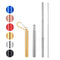 Stainless Steel Telescopic Drinking Straw Portable straw for Travel Reusable Collapsible Metal Drinking Straw With Brush