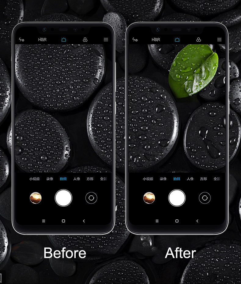 2 PCS Camera Lens Protector Soft Tempered Glass Rear Camera Phone Lens for Xiaomi Mi8 Lite