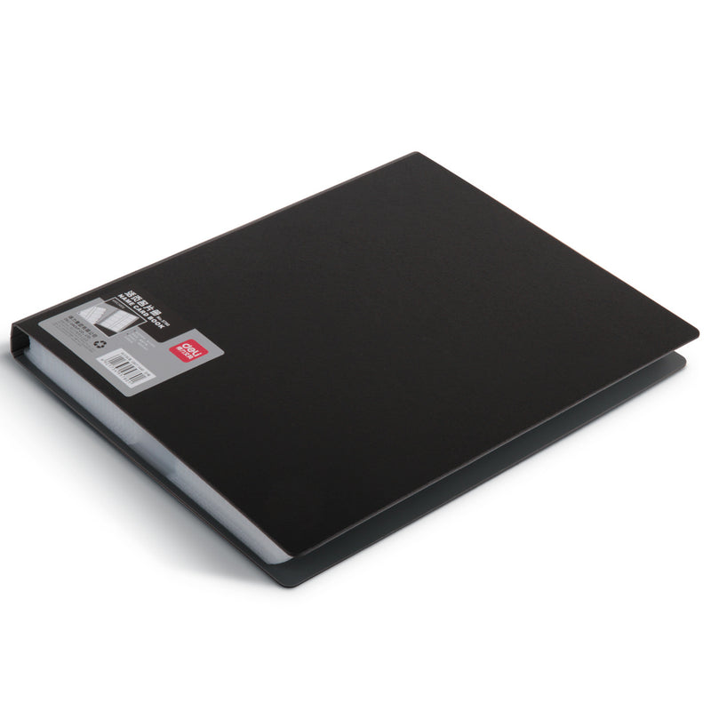 XIAOMI Ecosystem Deli 5780 Large Capacity Business Card Holder Name Card Folder Case ID Credit Card Storage Box Card Album Loose-leaf Business Card Books