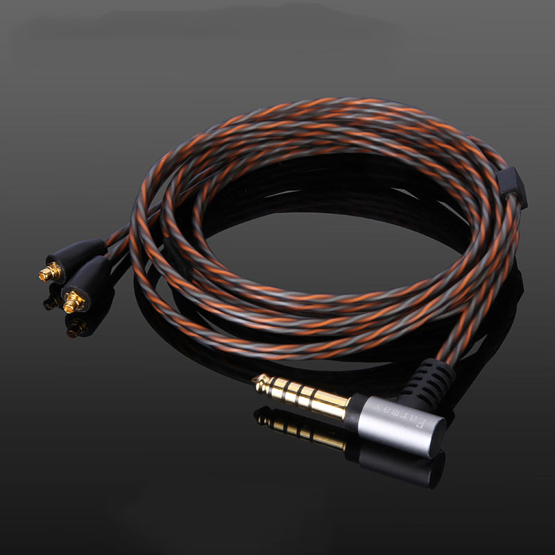 Earmax 4.4mm DIY Replacement Earphone Audio Cable For Shure SE215 SE535 SE846 UE900