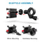 4-6.5inch 360 Bike Motorcycle 2in1 Rearview Mirror/Handlebar Mount Mobile Phone Holder
