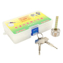 3Pcs 6/6.5/7mm Cross Lock Opener with CrosS-shaped Transparent Practice Padlock Lock Pick Tools