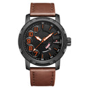 NAVIFORCE 9154 Unique Design Waterproof Men Watch Week Display Sport Quartz Watches