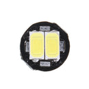 BA9S LED Car Side Marker Lights Tail Brake Bulb 2.1W 330LM DC12V 6000K White 1Pcs