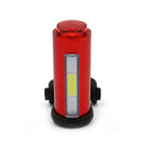 Aluminum COB USB Rechargeable Bike Light Taillight LED Warning Safety Bicycle Cycling Light