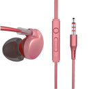 AUGIENB X7 HiFi 3.5mm Wired Control Earphone Stereo Bass Sports Headphone with Mic