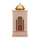 Hand Painted Middle East Style Wooden Metal Incense Burner Tower Holder