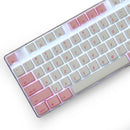 Magicforce 108 Key Pink White Color Dye-sub PBT Keycaps Keycap Set for Mechanical Keyboard