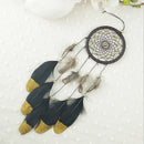 Hand Woven Natural Feathers Dreamcatcher American Folk Custom Gifts Hanging Decor Ornament