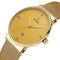 WWOOR 8018 Business Style Mesh Steel Band Men Wrist Watch Date Display Quartz Watch