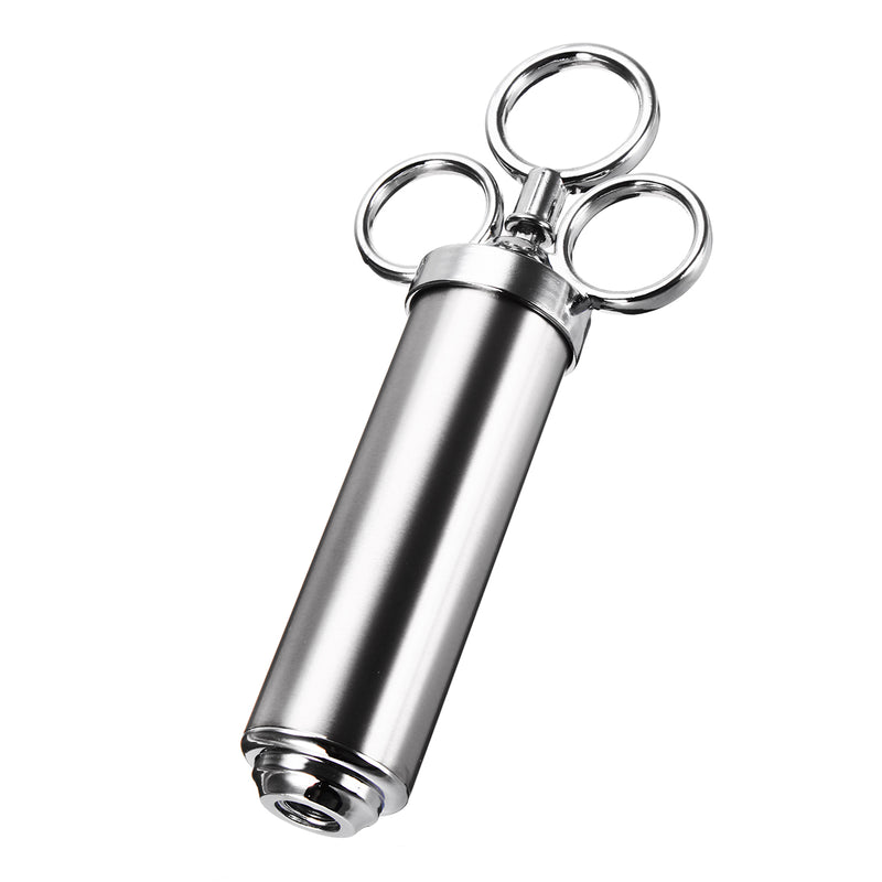 Stainless Steel Marinade Meat Flavor Injector 3 Needle Seasoning Turkey Food 2oz
