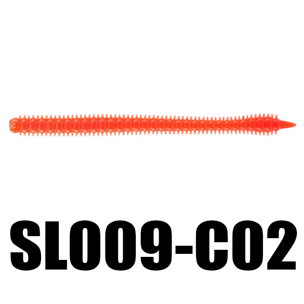 SeaKnight SL009 8pcs/bag 3.6g 130mm/5.1in Silicone Soft Fishing Lure Earthworm Centipede Worm Lure