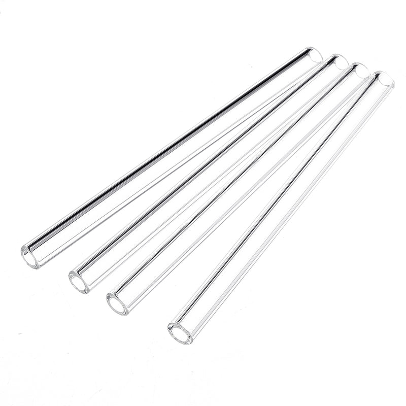 4Pcs Borosilicate Glass Blowing Tube 150mm x 10mm x 2.2mm