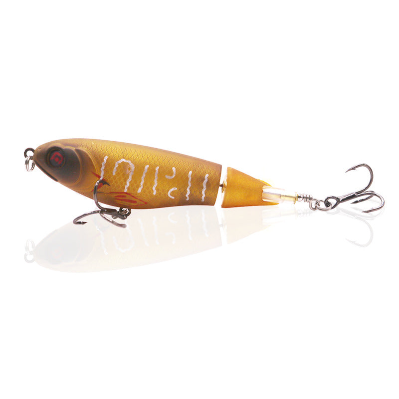 ZANLURE 5PCS 10.5cm 17g 3D Eye Fishing Lure with 2 Hooks Big Fishing Bait Set Fishing Tackle