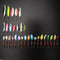 ZANLURE 30 Pcs 7cm-10cm Fishing Lure Rattle Fishing Baits Tackle Hook
