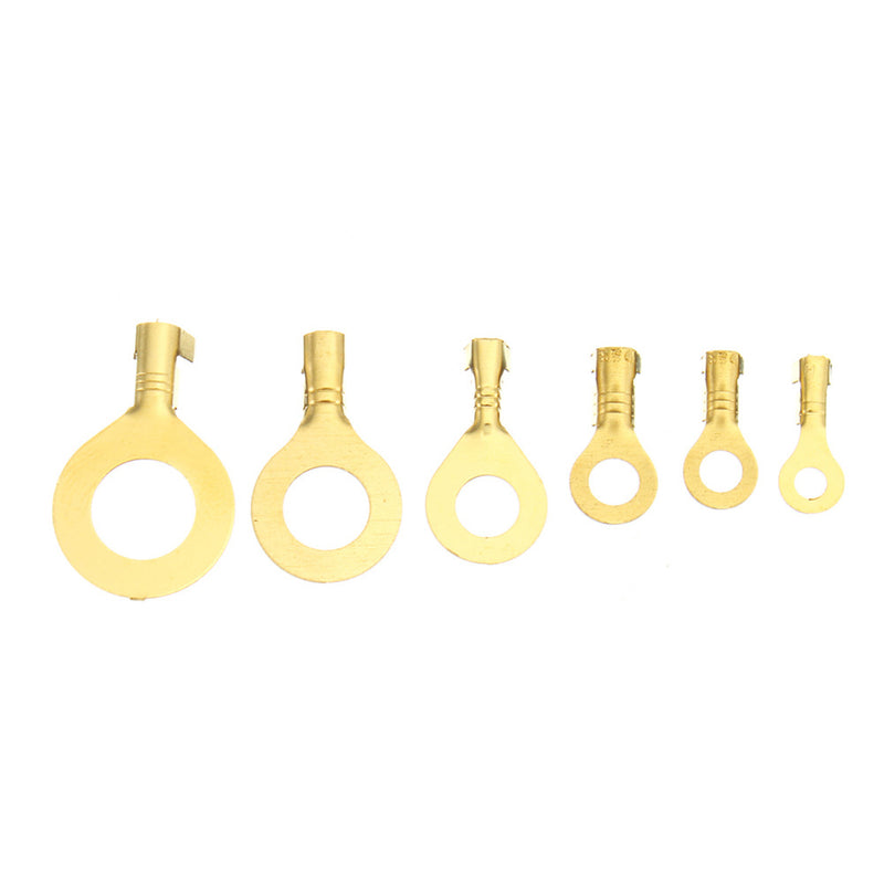 150PCS Insulated Crimp Ring Terminals Wire Connectors Spade Electrical Equipment Kit And Box